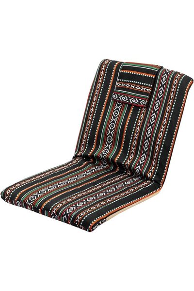 Lawazim Floor Picnic Chair - 89x45x5cm - Saudi Heritage Style - Folding Padde...