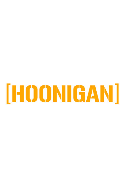 OEM Autocolant auto  "Hoonigan ", 15cm, Portocaliu