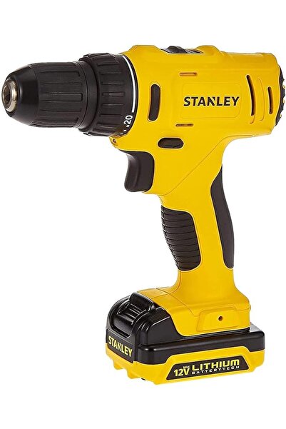 STANLEY SINCE 1913 Stanley Cordless Hammer Drill, 12V, 1.5Ah Li-Ion Battery +...