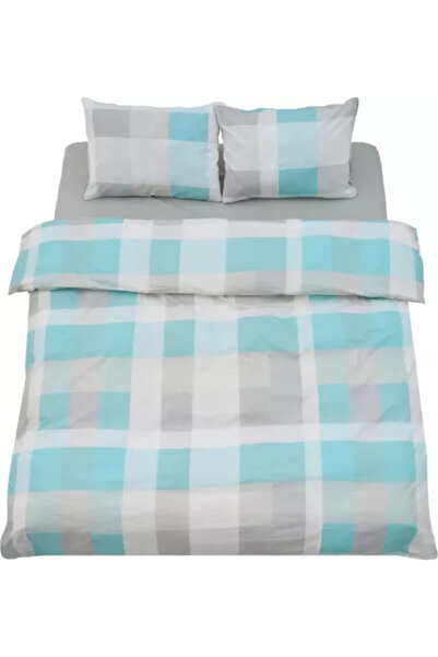 vanora Set de lenjerie de pat king size din bumbac, 92gsm, pătrat