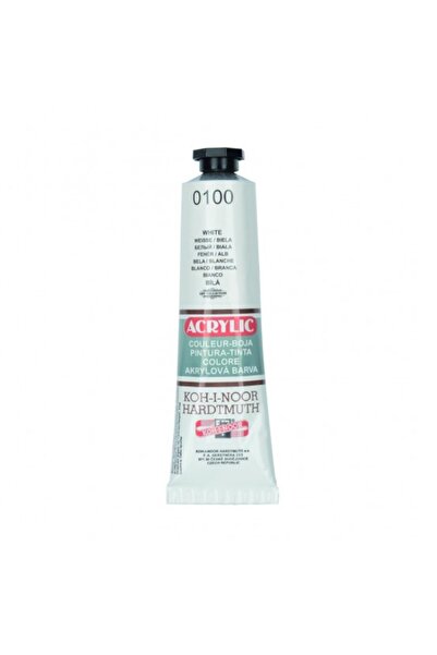 Koh-i Noor Set 2 x Vopsea acrilică, Alb, 40 ml