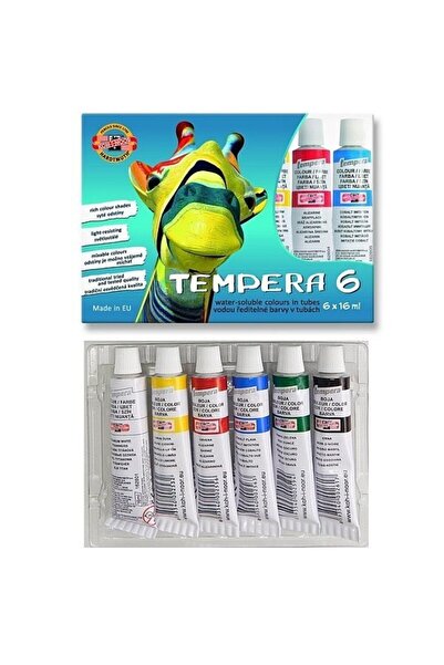 Koh-i Noor Set 2 x Culori Tempera Koh-I-Noor, Girafa, 6 Culori