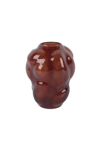 Estia Home Art ESTIA ΓΥΑΛΙΝΟ ΔΙΑΚΟΣΜΗΤΙΚΟ ΒΑΖΑΡΙΔΙ GLOWER ΜΕ ΑΚΑΝΤΙΚΟ ΣΧΕΔΙΟ ...
