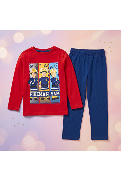 Fireman Sam children's long-sleeved pajamas