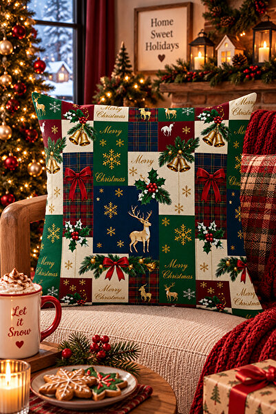 Evdek Christmas Double-Sided Printed Throw Pillow Cover 6Echd15