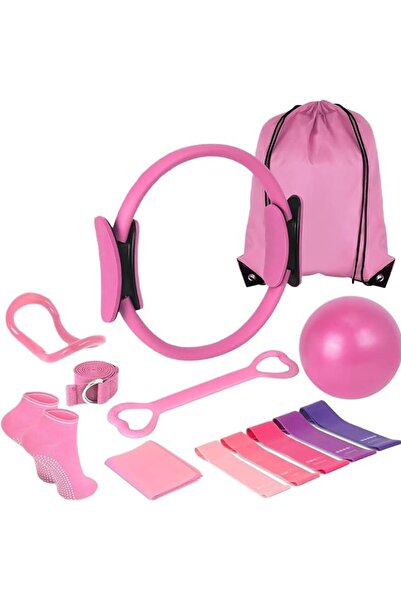 Yelajoy 13 PCS Pilates Ring Essentials Kit for Women, Home Workout Equipment ...