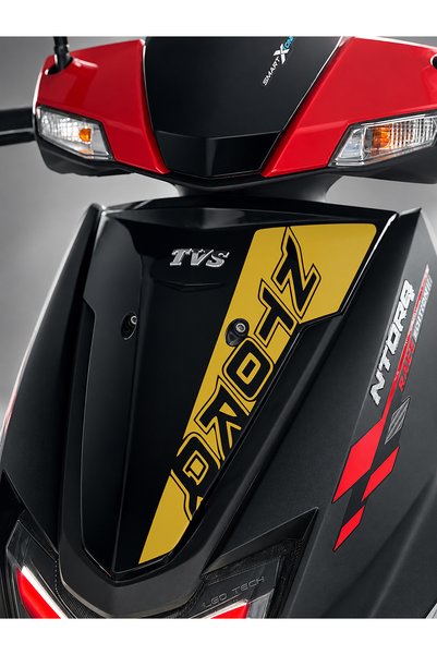 Banxtre TVS Ntorq 125 için Ön Panel için NTORQ Yazılı Parça Detay Dekor Sticker