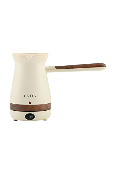 Estia Home Art ΗΛΕΚΤΡΙΚΗ ΚΑΦΕΤΙΕΡΑ ESTIA PURE CREAM 1000W ΜΕ ΠΕΡΙΣΤΡΟΦΗ 360° ...