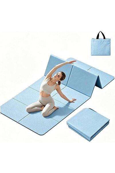 GENERAL Foldable Yoga Mat Thick Non-Slip Exercise Mat | Packable Travel Fitne...