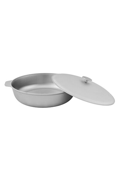 Rotor Tigaie Aluminiu Alimentar ROTOR, 320x83mm, cu capac, pentru foc si aragaz