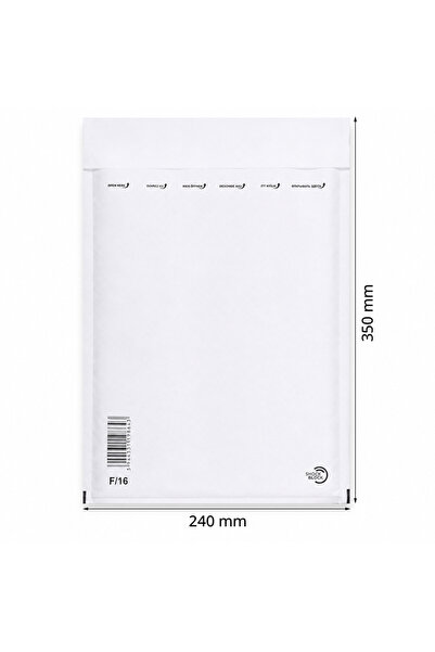 INATECH Set 100 Bucati Plicuri cu Bule Antisoc, F16 Alb, 240 x 350 mm, Interi...