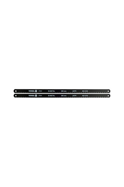 Vorel Set de 2 lame de ferăstrău bimetalice, 300x12.6x0.65 mm, 24 TPI