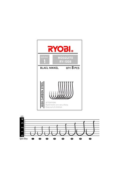 Ryobi İğne Mosquito RY-1008 No : 6/0