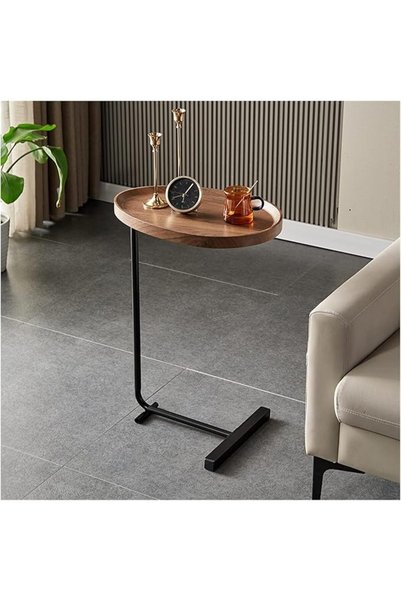 1step2dream Scandinavian Coffee Side Table 1ST (BrownxBlack Legs)