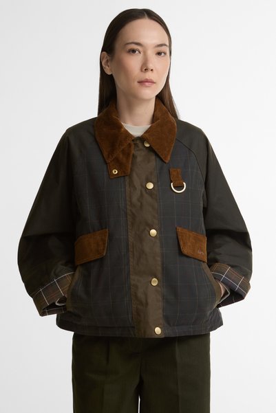 Barbour Irene Yağlı Ceket OL71 Classic Olive Beech