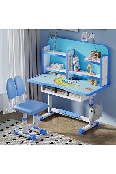 CITYRIYA LONG Kids Study Desk with Chair, Study Desk for Children with Chair,...
