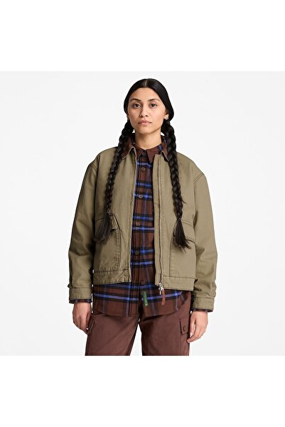 Timberland Strafford Washed Canvas Jacket 2.0 Women's Green Jacket