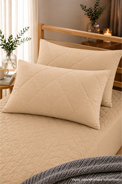 ELY PARKER Colorful Pillow Covers (2 Pcs), 100% Cotton, Quilted, Pillow Prote...