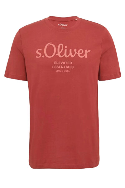 s.Oliver Ανδρικό T-shirt Κόκκινο 2139909-35D1
