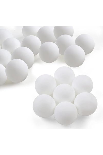 KASTWAVE 28 Pcs 40mm Ping Pong Balls, White PP Material Table Tennis Balls fo...