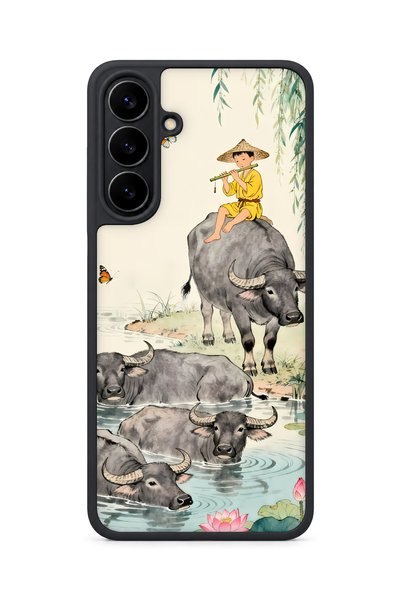 BGAKSESUAR Samsung Galaxy S25 Fe Compatible Buffalo Pattern Shockproof Case w...