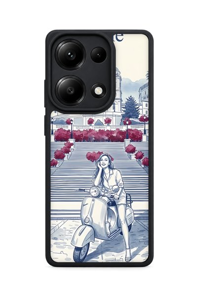 BGAKSESUAR حافظة Redmi Note 13 Pro 4G متوافقة مع نمط روما ومقاومة للصدمات مع ...