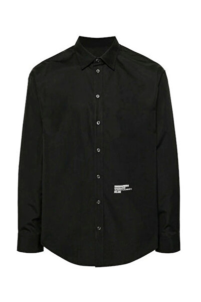DSquared2 Ανδρικό Πουκάμισο Μαύρο S74DM0862S36275-900