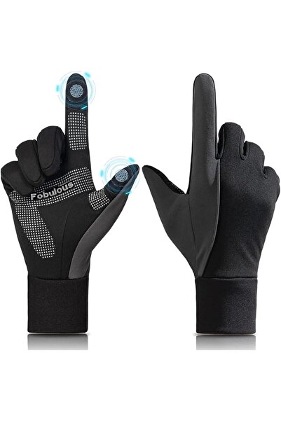 HASTHIP Winter Touchscreen Gloves for Men and Women, Waterproof Windproof The...
