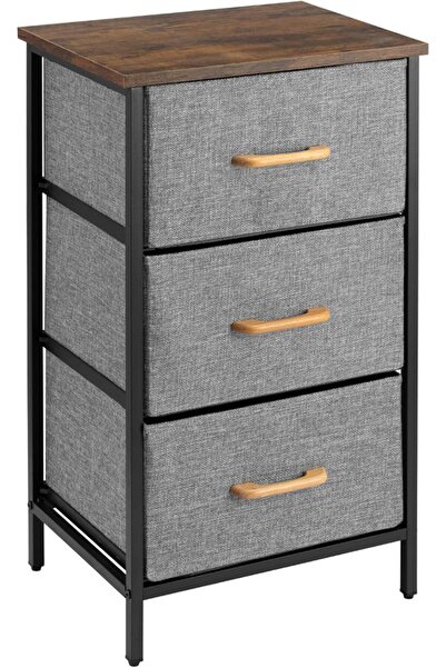 Lawazim 30x40x53cm Storage Cabinet with 2 Fabric Drawers Dresser Organizer Un...