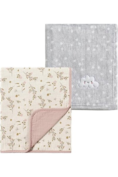 CREVENT 2Pcs 76x102cm Cute Cozy Fluffy Warm Baby Blankets for Infants Toddler...