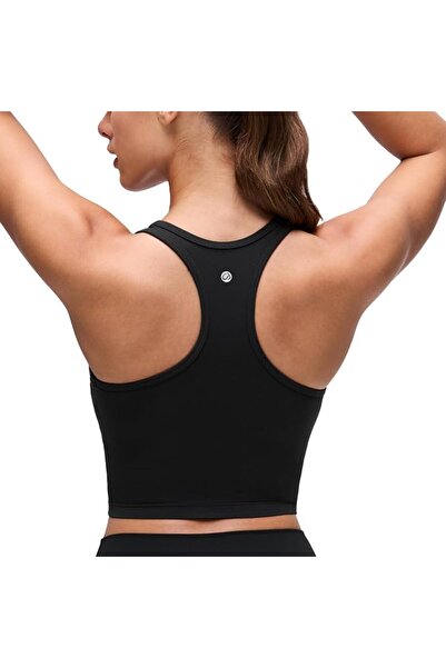 CRZ YOGA حمالة صدر رياضية طويلة للنساء من Butterluxe بتصميم Y-Back Racerback ...