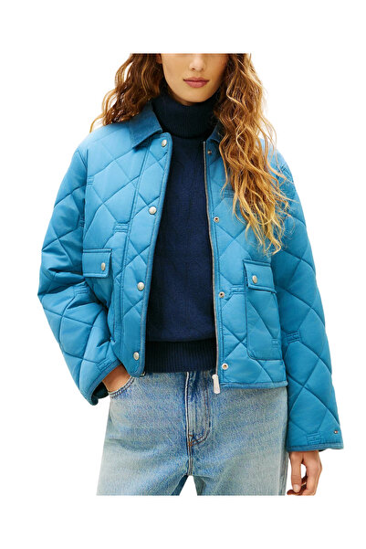 Tommy Hilfiger Γυναικείο Μπουφάν Μπλε WW0WW47998-DA2