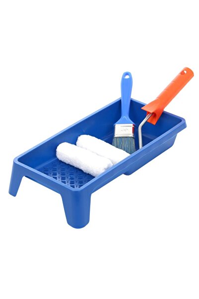 OEM Set zugrav, trafalet microfibra + rezerva rola + tava + pensula Holzer Mini