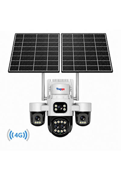 Taggo Κάμερα παρακολούθησης HiEasy 4K 4G με eSIM, 20MP, 5 φακοί, 18X ζουμ, λε...