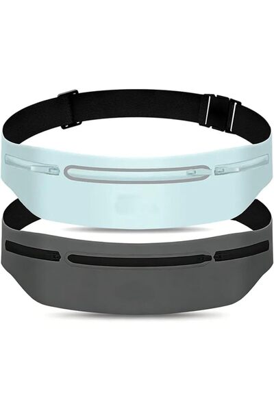 Novax Running Belt for Women & Men,2 Pcs Ultra Light Slim Running Belts | Wat...