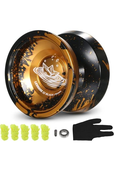 EACAM Professional Responsive Aluminum Yo Yo for Kids Beginner, Replacement U...