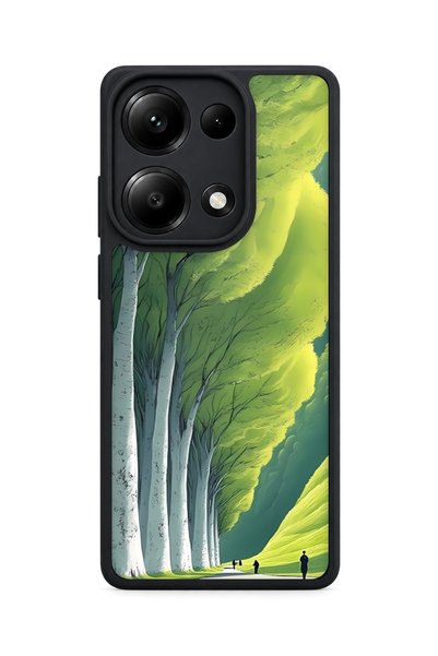 BGAKSESUAR حافظة Redmi Note 13 Pro 4G متوافقة مع نمط OrmanYolu ومقاومة للصدما...