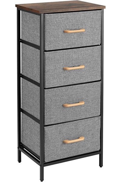 Lawazim 30x40x53cm Storage Cabinet with 2 Fabric Drawers Dresser Organizer Un...