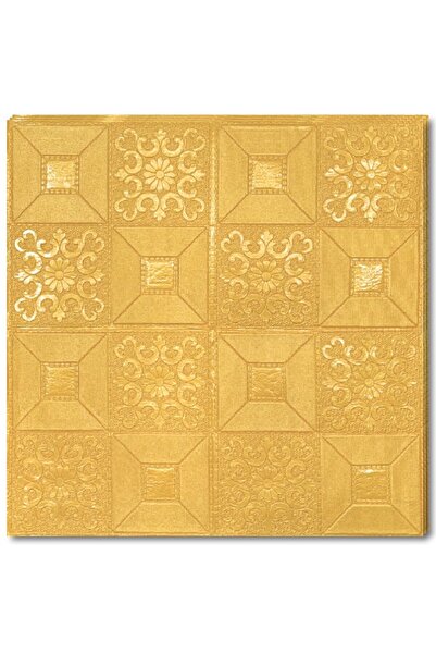 Tapetoo Home Decor Set de 50 Tapetoo ®   Plăci de tavan 3D autoadezive, Galbe...