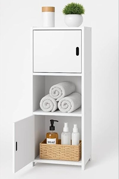 LINGWEI Bathroom Shelf - Bathroom Corner Shelf - 25x80x22cm - Bathroom Storag...