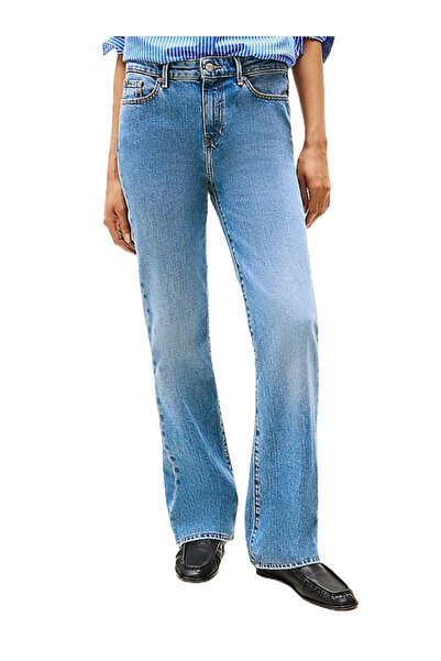 Tommy Hilfiger Γυναικείο Bootcut Τζιν Γαλάζιο WW0WW44346-1A7