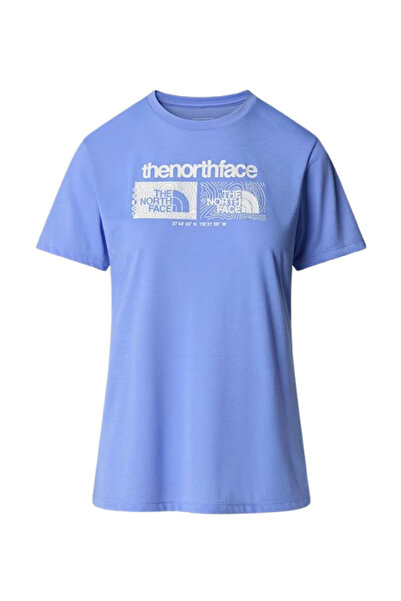 THE NORTH FACE Γυναικείο Foundation Graphic T-shirt Μπλε NF0A8BRZ-0YI1