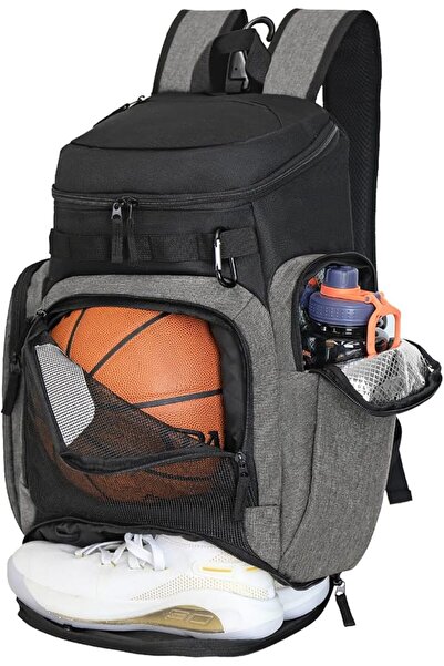 LARIPOP Large Basketball Backpack Gym Bag with Ball and Shoe Compartments, Sp...