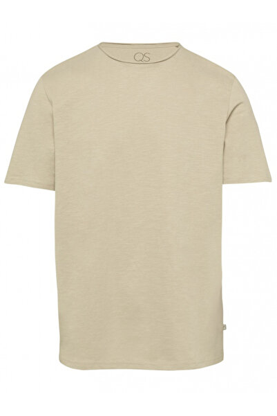 s.Oliver Ανδρικό T-shirt Μπεζ 2141633-8161