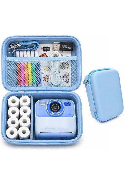Mgaolo Upgraded Kids Camera Case, Portable Shockproof Kids Camera Bag for Tra...