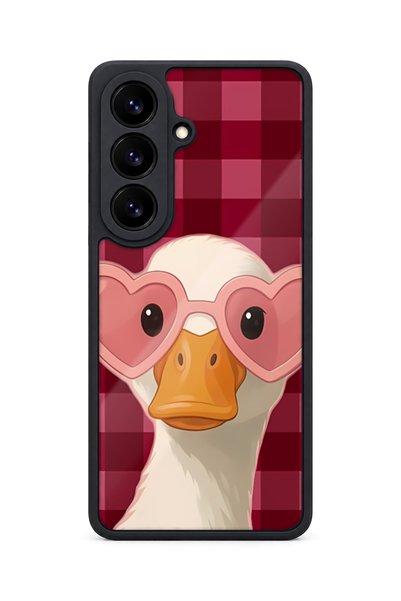 BGAKSESUAR Samsung Galaxy S26 Compatible Duckglasses Patterned Shockproof Cas...