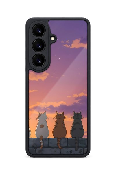 BGAKSESUAR Samsung Galaxy S26 Compatible Cats Patterned Shockproof Case with ...