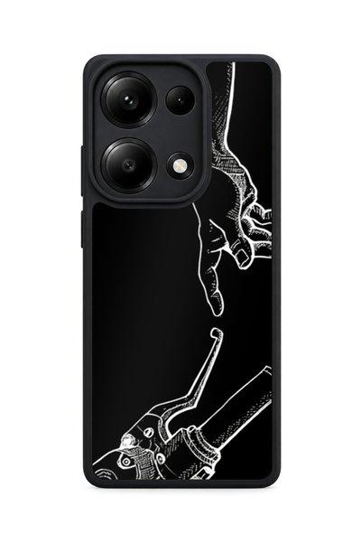 BGAKSESUAR Redmi Note 13 Pro 4g Compatible Handlebar Patterned Shockproof Cas...