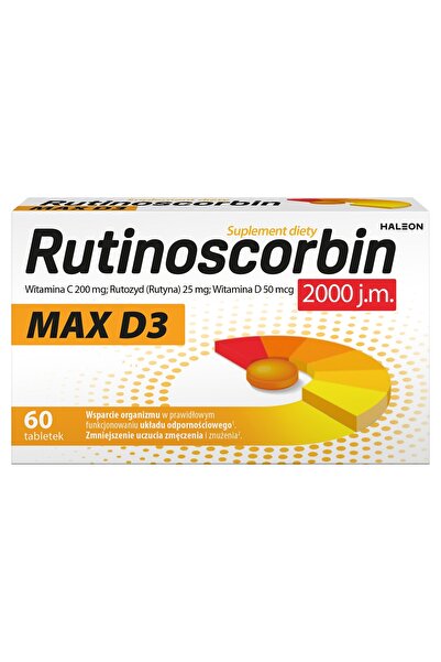 HALEON 3x Rutinoscorbin MaxD3 vitamina D (2000 UI) Vitamina C, imunitate 60 c...