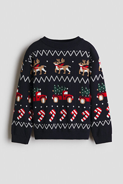 H&M Jakarlı Triko Kazak